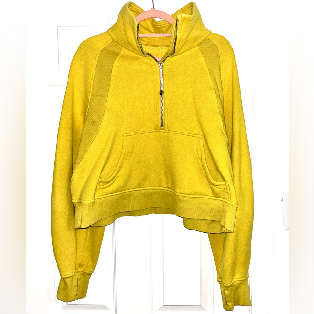 Lululemon oversized funnel neck scuba in soilel